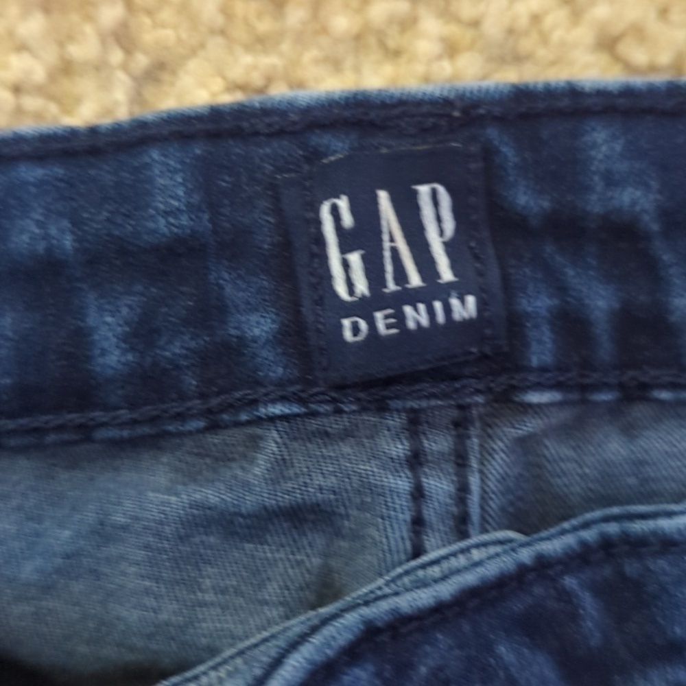 Gap Women's  Regular Legging Dark Wash Denim Jeans Size 29 - Picture 5 of 9